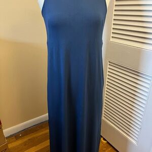 J. Jill sleeveless Blue Maxi Dress